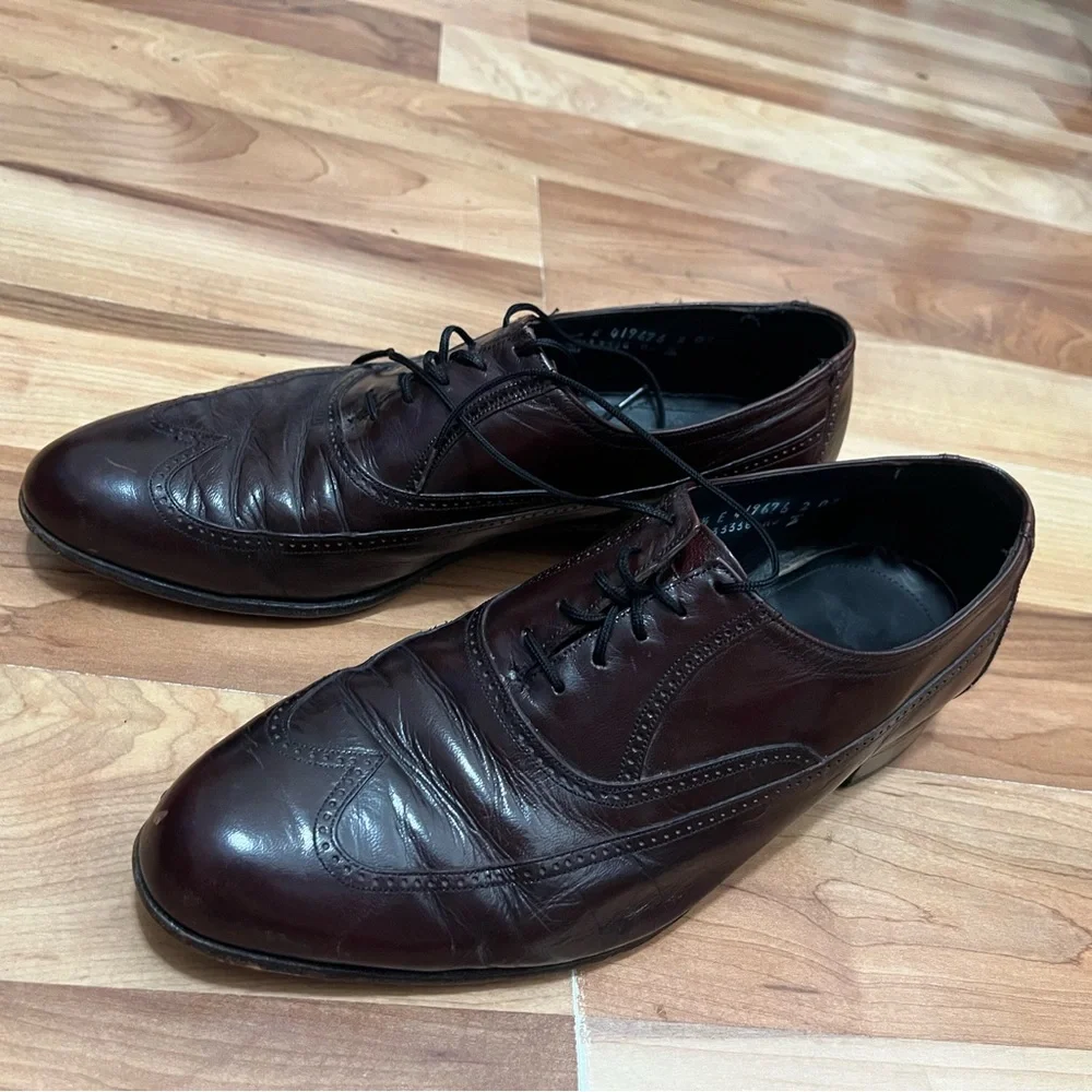 Florsheim‎ Men's Burgundy Leather Oxford Dress Shoes
